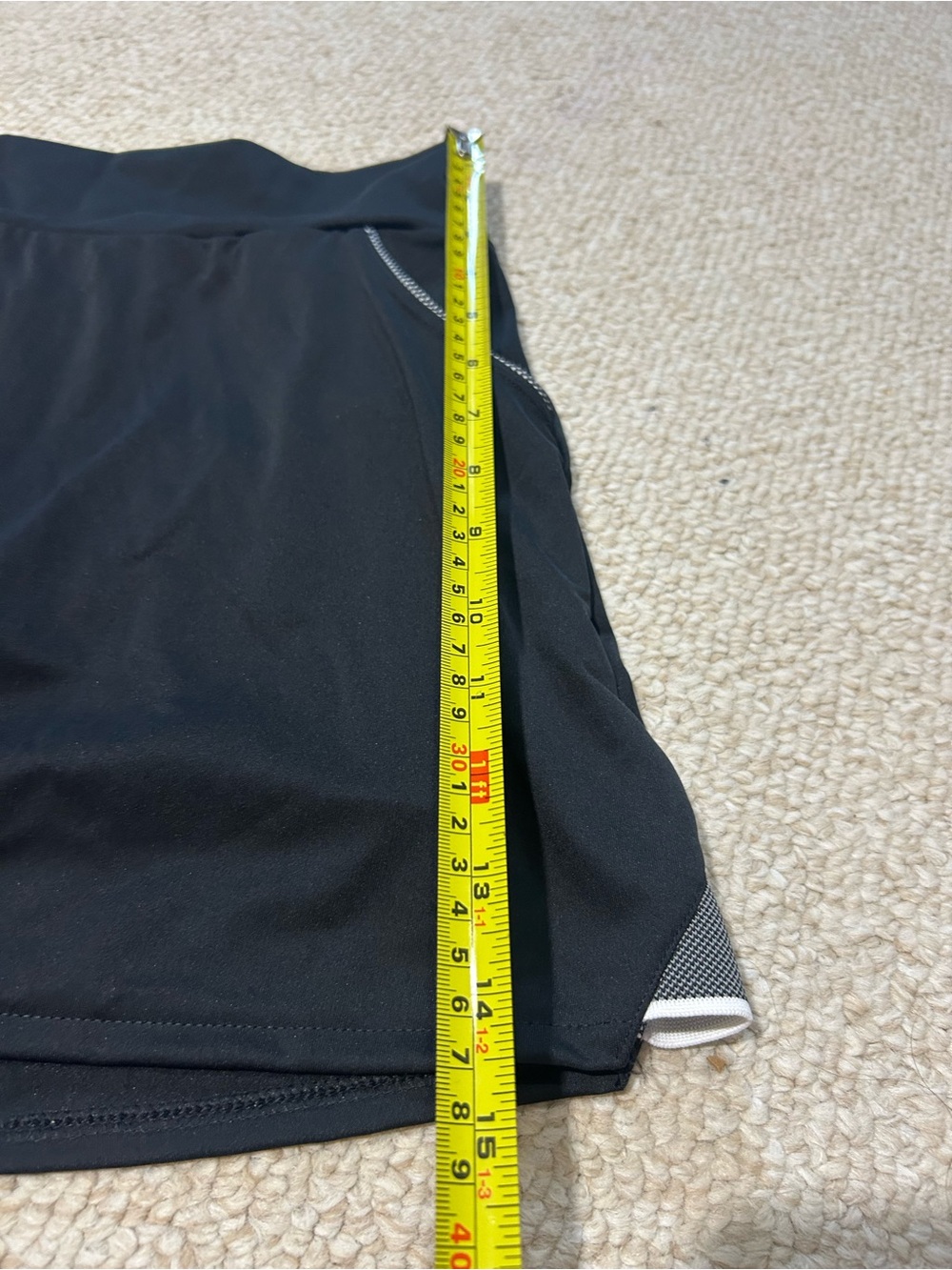 Adidas Club Skirt Tennis Golf Black build in shorts Pockets Size Large Athletic - Picture 14 of 14